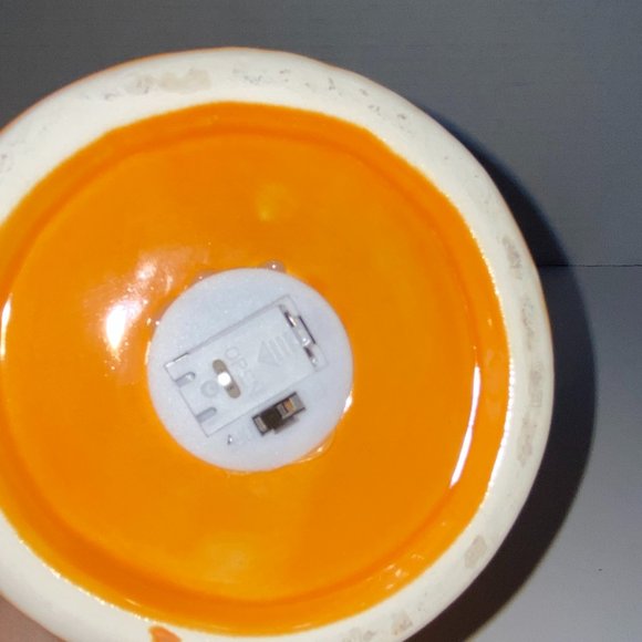 Halloween Ceramic Pumpkin Lantern Jug Battery Operated Tealight - Picture 5 of 6